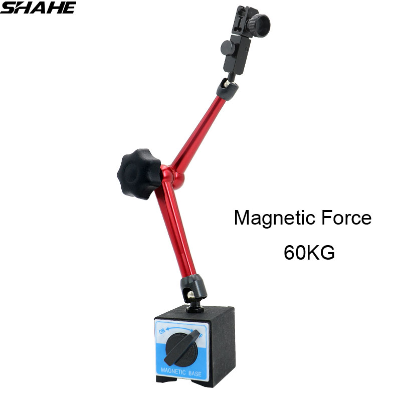 GLOGLOW Magnetische Voet – 13kg Trekkracht, M5 Schroefdraad, Compact, Metalen Schakelaar, Voor Werkstukken En Meetinstrumenten
