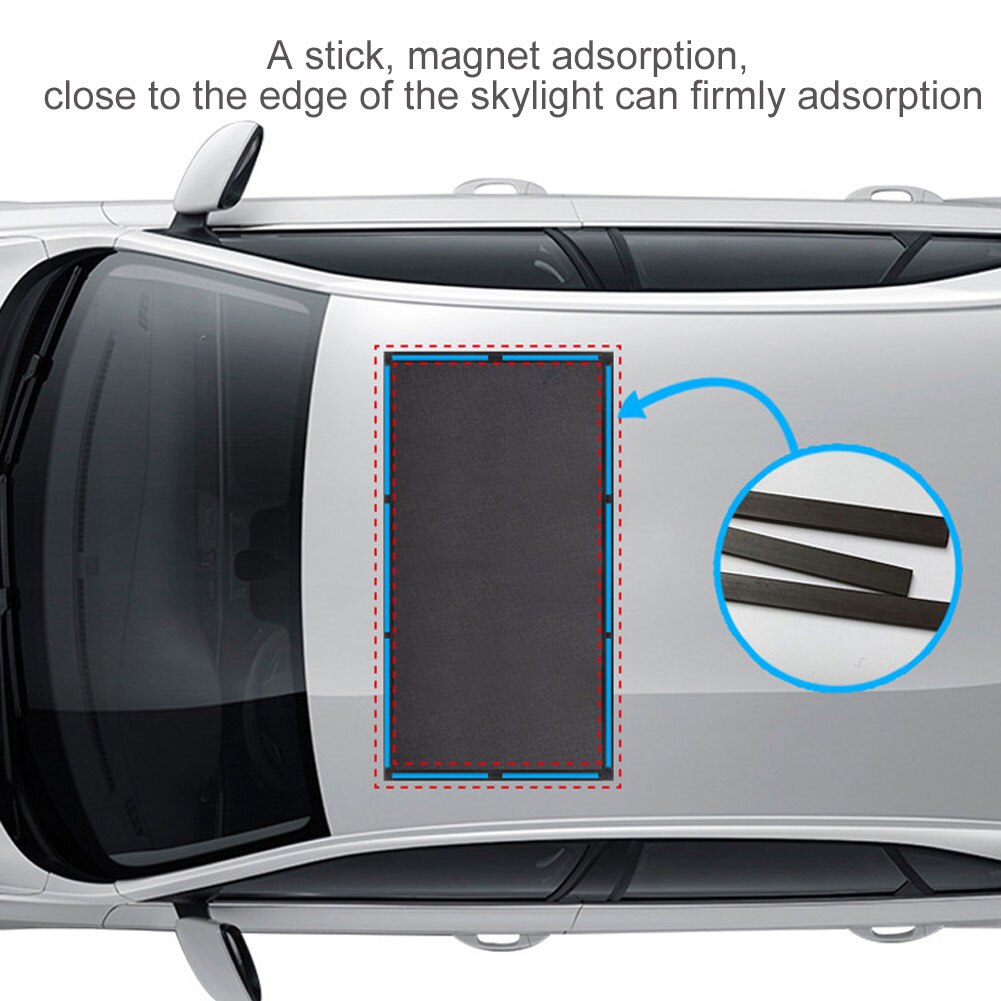 Auto Zonnedak Zon Screen Venster Schaduw Cover Shield Zonnescherm Magnetische Uv Protector
