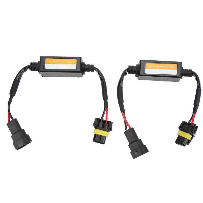 2PCS 9005 9006 90012 LED Headlight Decoder Anti Flicker Error Free Plug and Play Compact