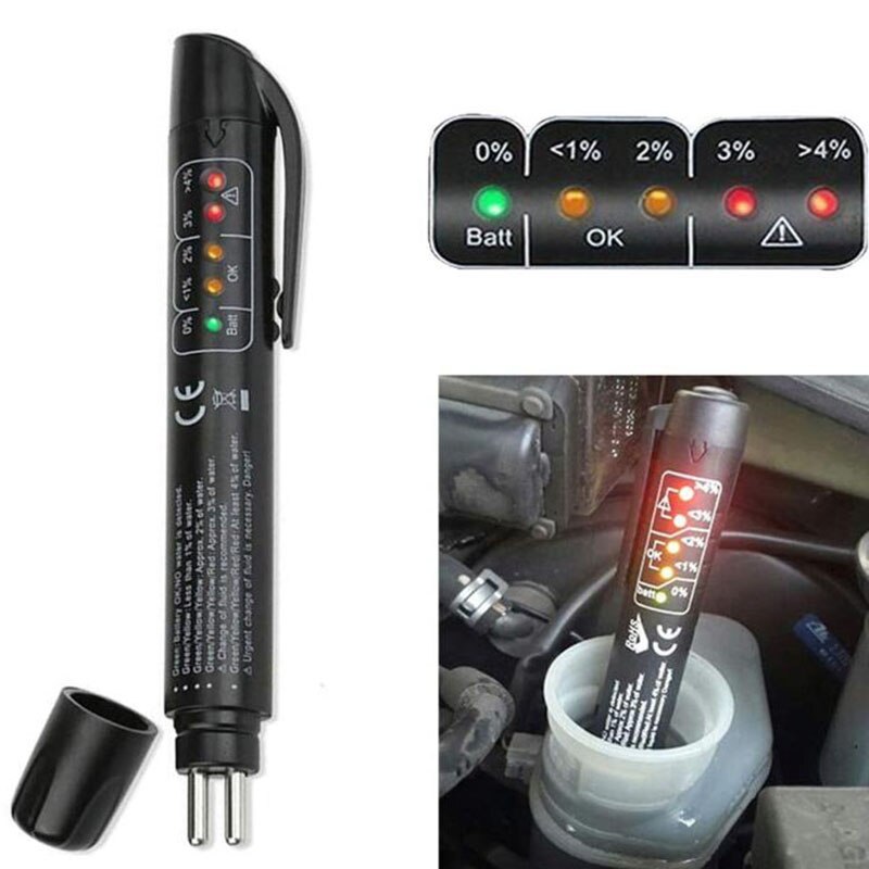 Brake Fluid Tester Automotive Brake fluid test pen,Brake Fluid Oil Detection Test Pen Detector DOT3 DOT4 DOT5.1 Auto Tester Tool