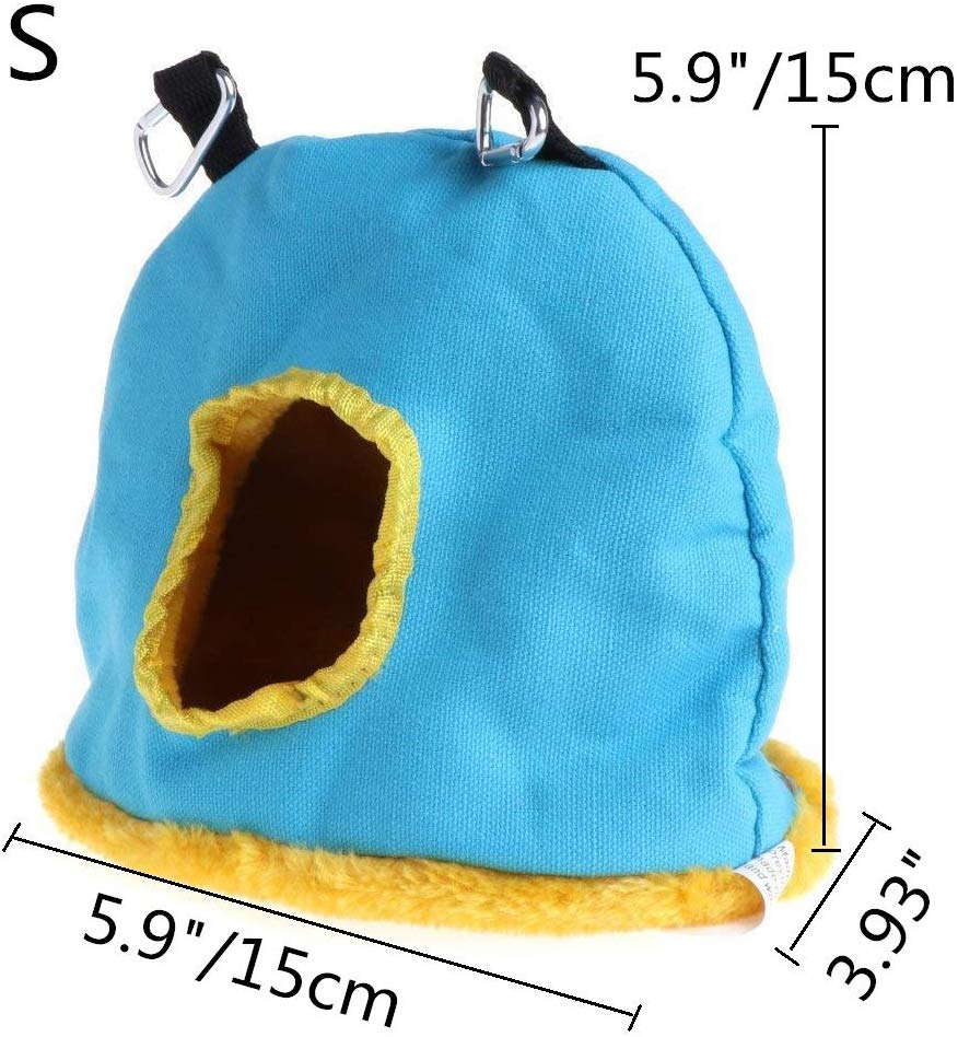 Nid de perroquet et niche | Niche, lit d'hiver suspendu, grotte pour perruche, calotte, Conure, Lovebird, petite Cage à oiseaux moyens