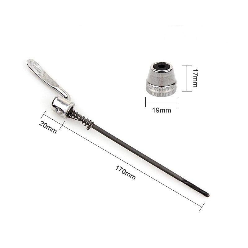 Steel Quick Release Skewer Bolt Lever for Indoor Bike Bicycle Trainer Boke Bicycle Cycling Back Rear Wheel Tires