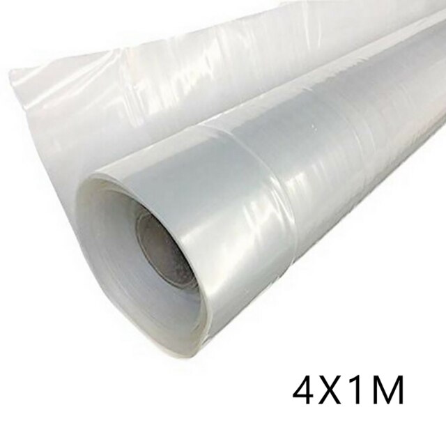 Film Transparent en polyéthylène pour serre, fleurs, Fruits, plantes, jardinage, Transparent: 4mx1m