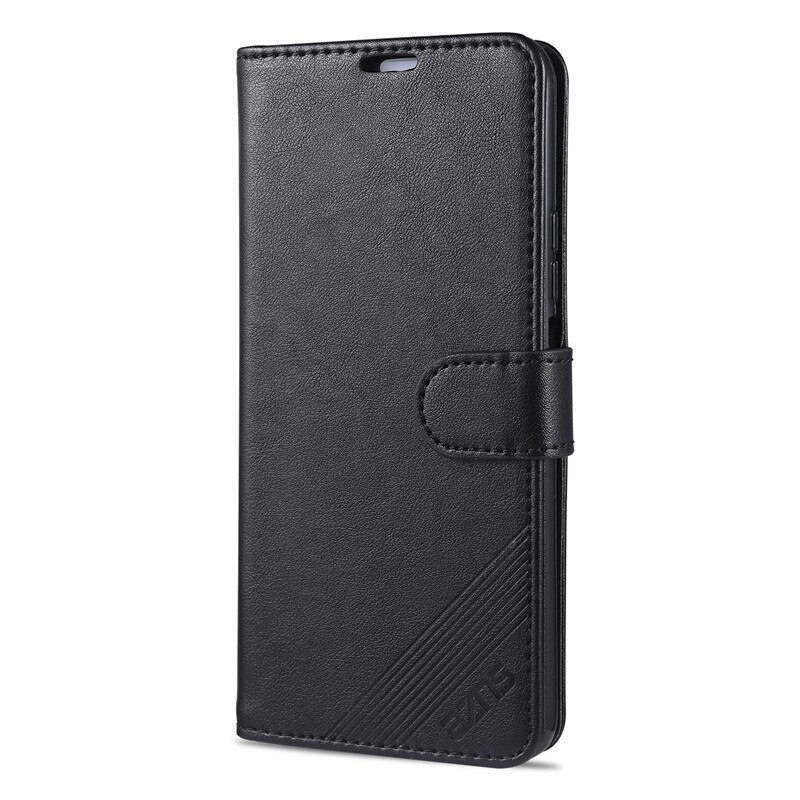 per Honor X10 Max custodia portafoglio coperchio per telefono Flip TPU libro coperchio per telefono conchiglia carta Capa protettore per Honor X10 Max: nero