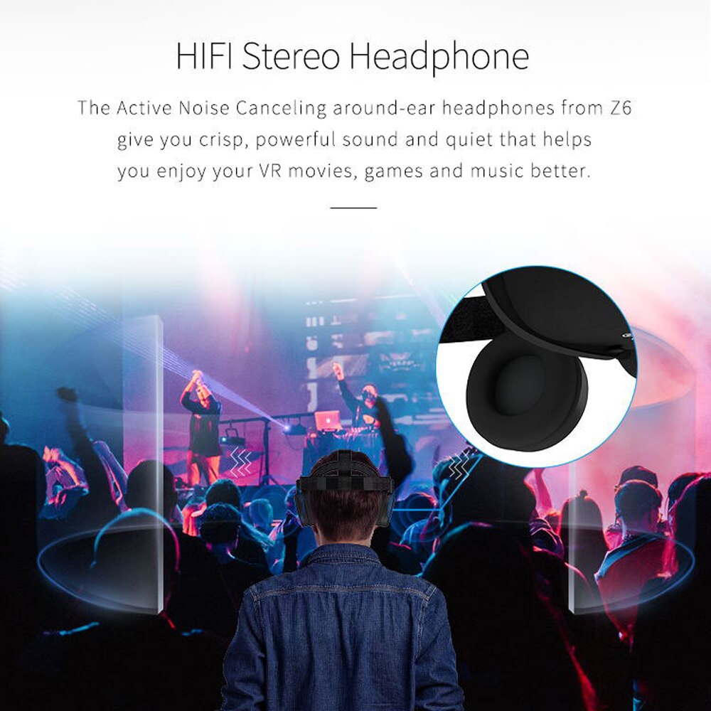 Bobo Vr Z6 Draadloze Bluetooth 3D Bril Virtual Reality Voor Smartphone Meeslepende Stereo Vr Headset Karton Voor Iphone Android