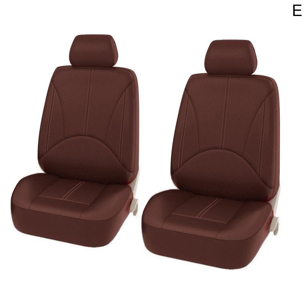 2/4/9pcs Universal Car Seat Covers Auto Protect Covers Accessories Leather PU Covers Comfortable Seat Covers Seat Automotiv B4K6: E