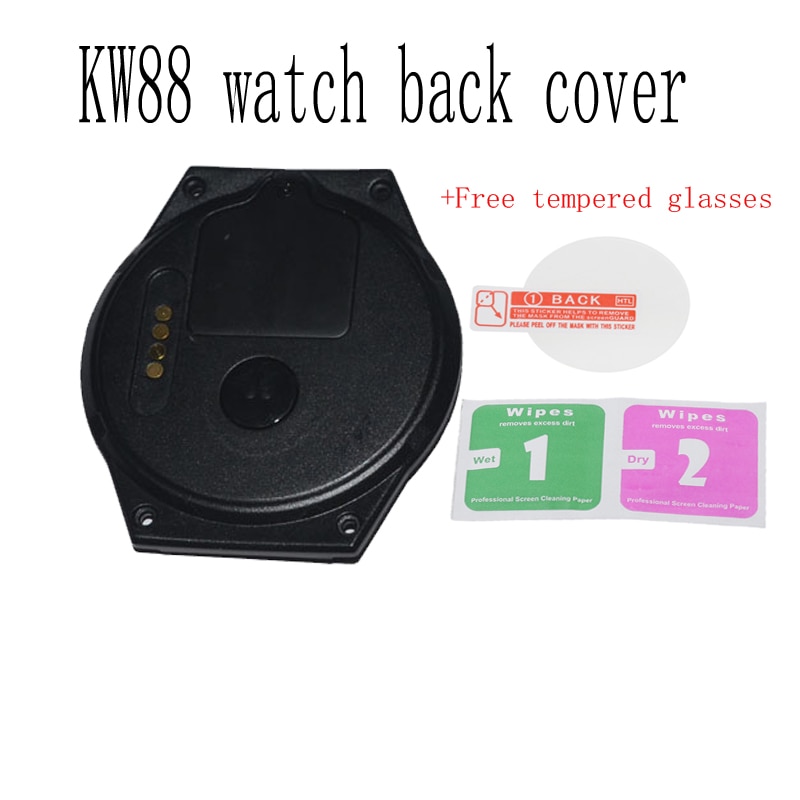 Original kingwear kw88 Smart Zubehör Für KW88 uhr zurück abdeckung original schwarz Farbe kw88 smart watch zurück abdeckung