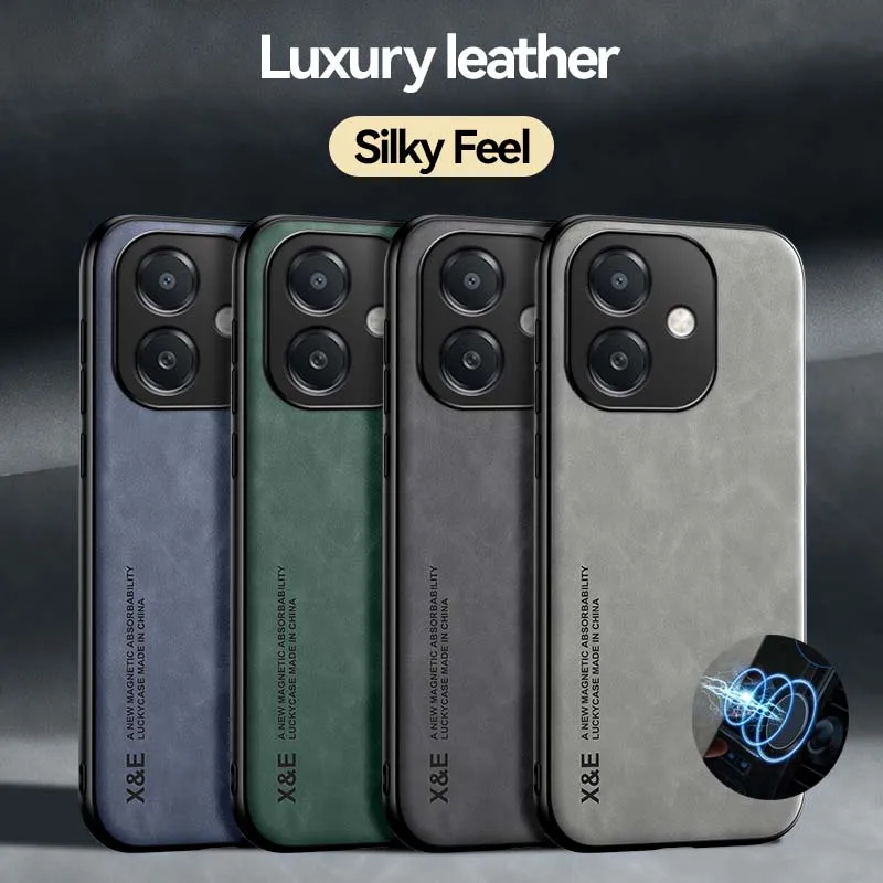 Coque pour OPPO A60 A40 A40M A3X 4G 5G, étui de protection avec support magnétique pour voiture