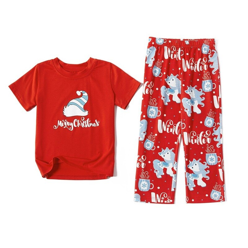 Familietøj julepyjamas familie børn voksen familie pyjamas sæt stribet nattøj nattøj kostume baby romper pyjamas