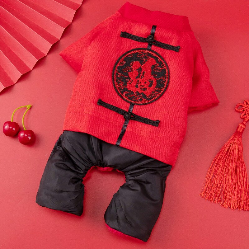 Year Dog Clothes Costume for Dogs Clothing Jumpsui... Grandado