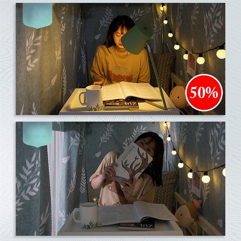 Ensemble de rideaux de lit superposé à impression créative, tissu occultant anti-poussière pour lit simple, fournitures Textiles pour la maison