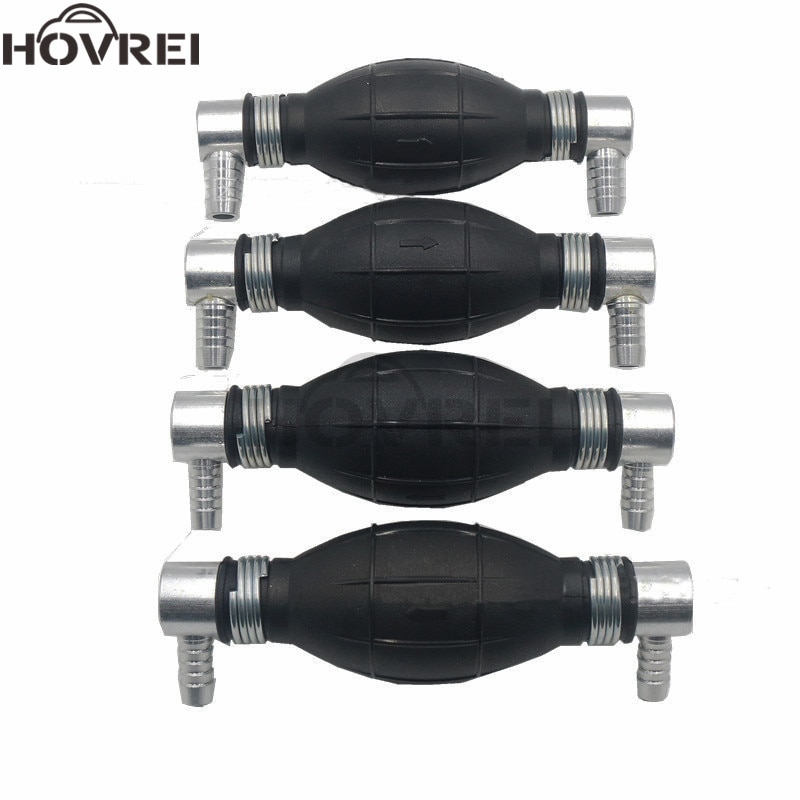 1pcs 6/8/10/12mm Rubber & Aluminum Vacuum Fuel Pump Line Hand Primer Bulb Gas Petrol For Boats Tractors Cars's Engine