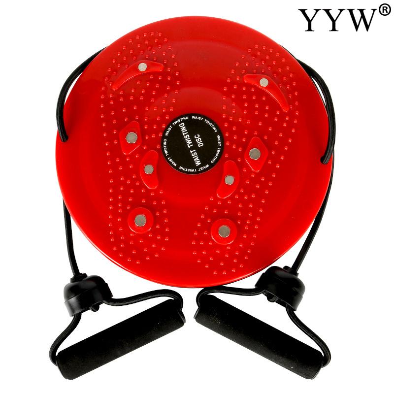 Træning træning twist bord med en twist twister plade magnetplade twist disk fitness twist talje plade balance fodmassage: Rød
