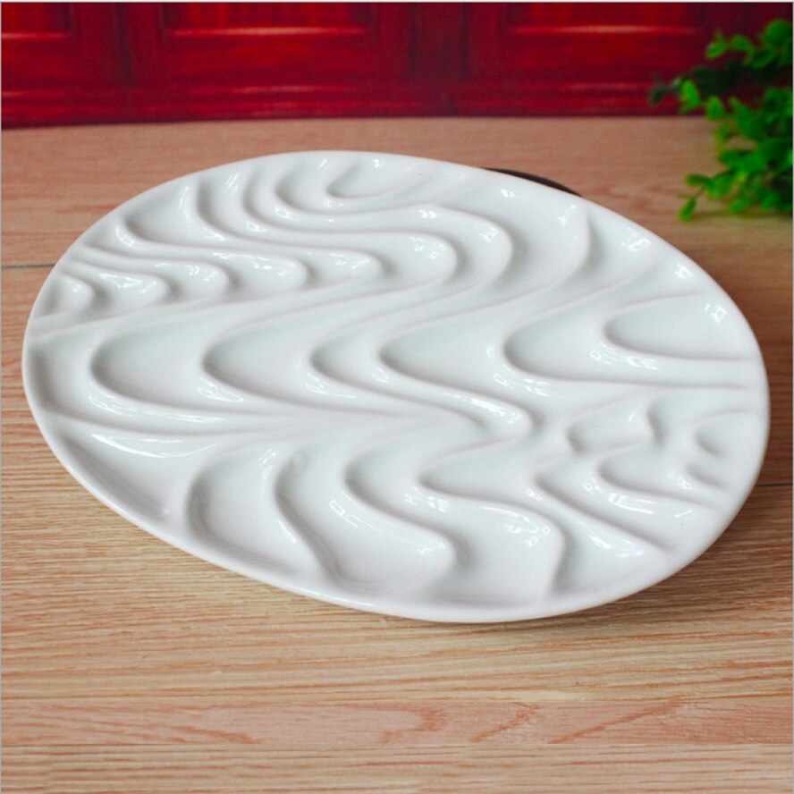 White Ceramic Watercolor Palette Artist Activities White Rectangular