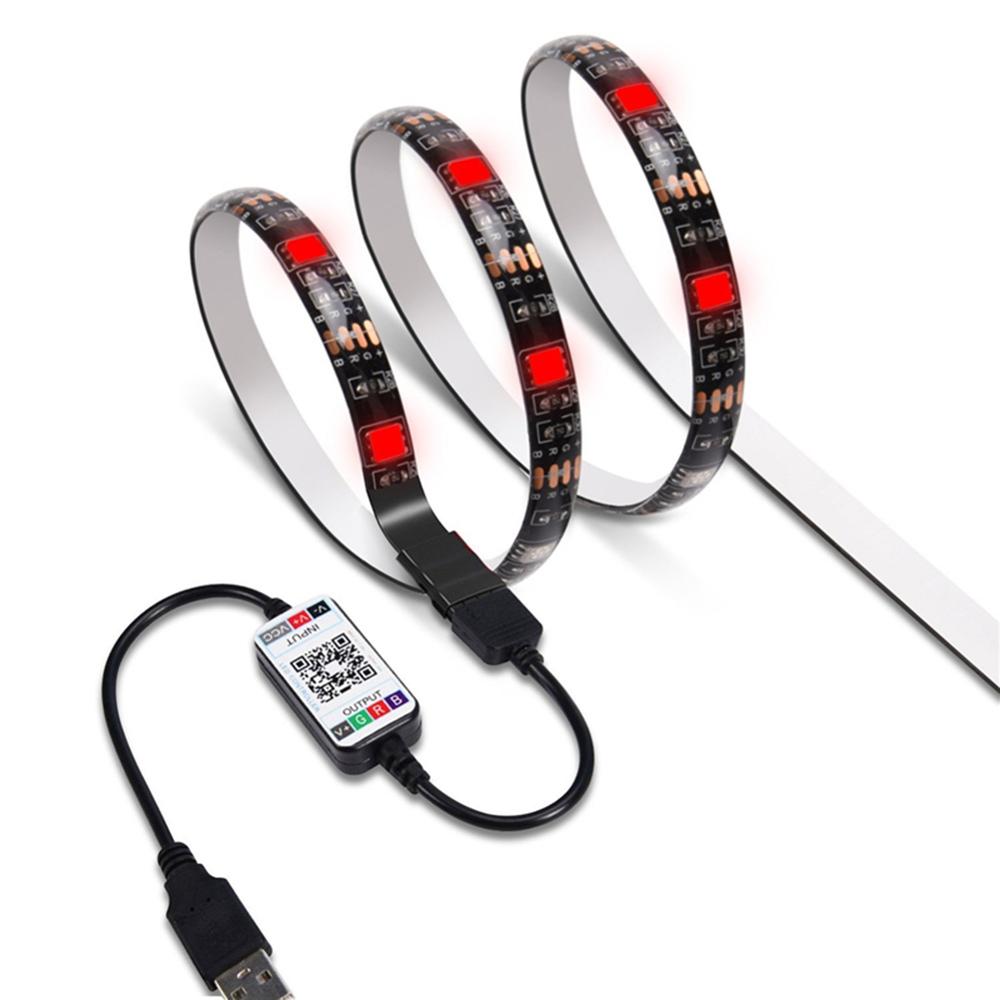 Bluetooth RGB LED Strip Light SMD5050 5M 1M 3M 10M 20M Diode Tape Flexible Neon Ledstrip Ribbon LED Strip USB 5V TV Backlight