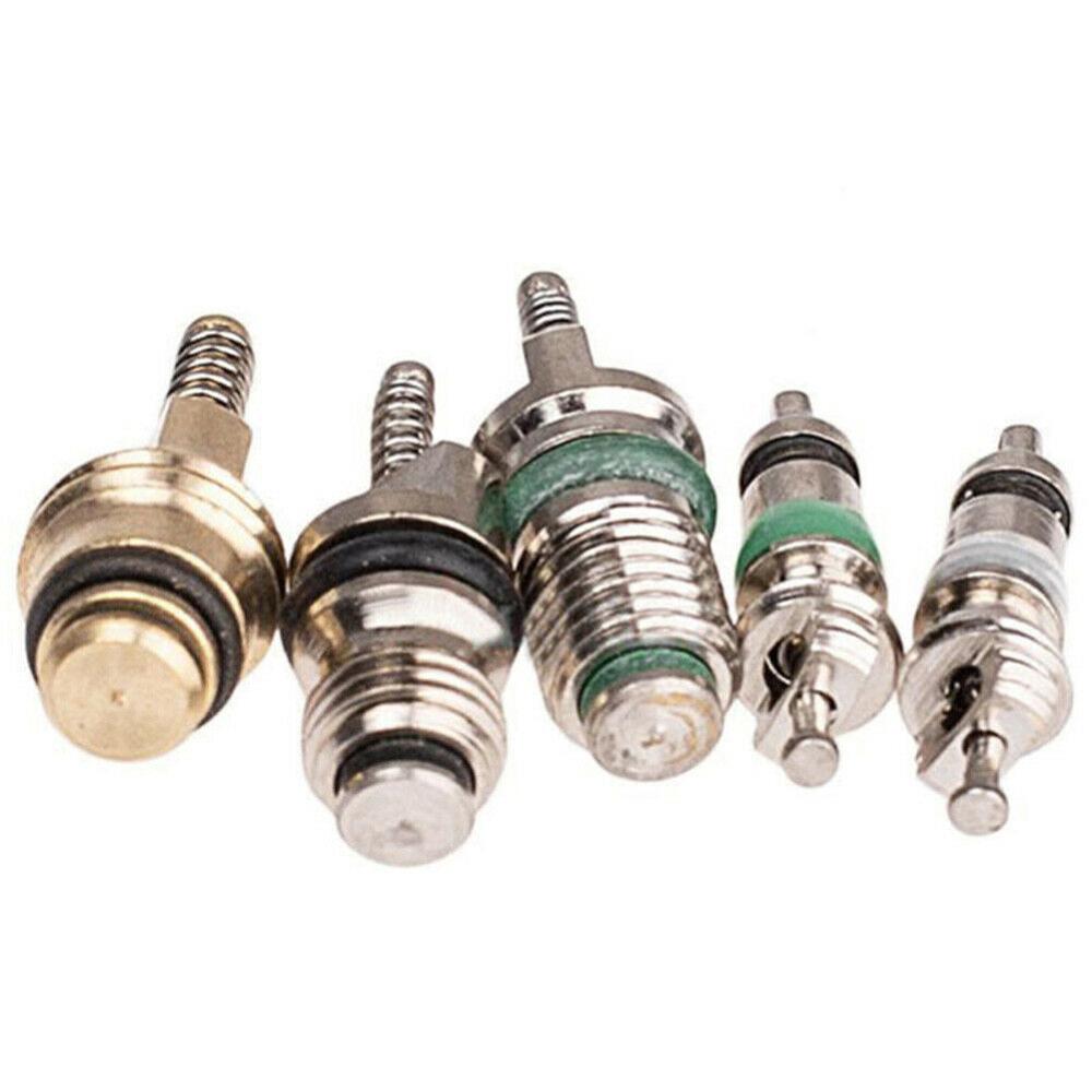 Assortiment de noyaux de Valve pour climatisation de voiture, 102 pièces, A/C, R134a, Kit d'outils pratiques pour retirer le noyau de Valve, Kit Tubeless valv