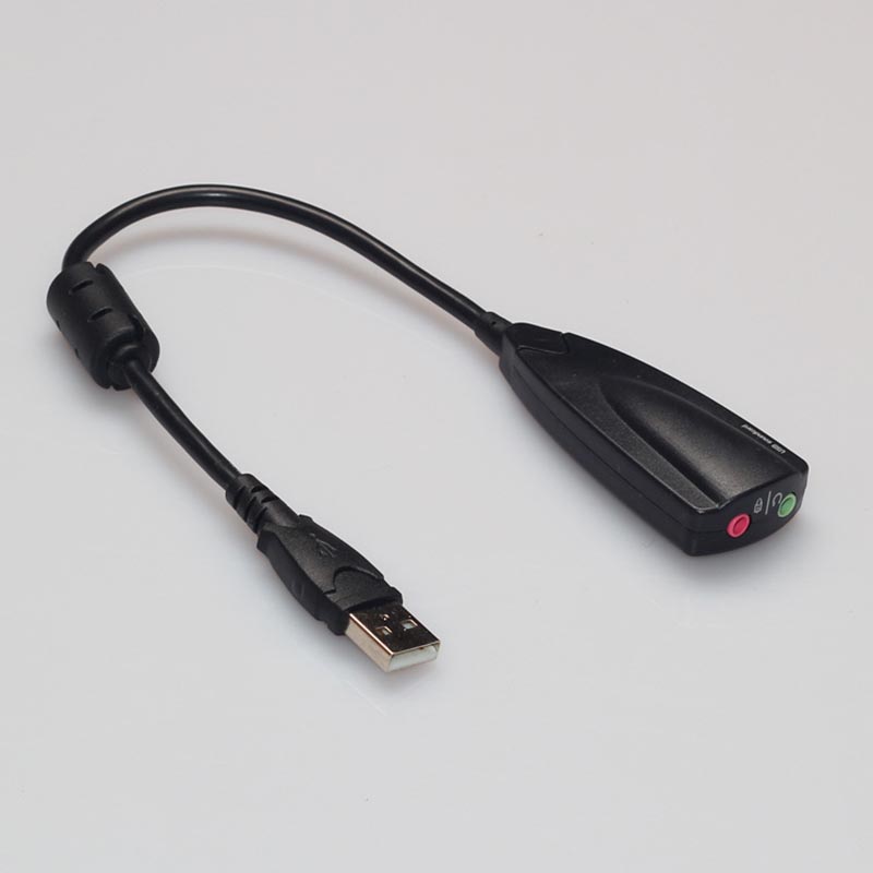 Antimagnetic Externe Usb Geluidskaart 7.1 Adapter 5HV2 3D Audio Headset 3.5Mm Voor Laptop Pc Professionele
