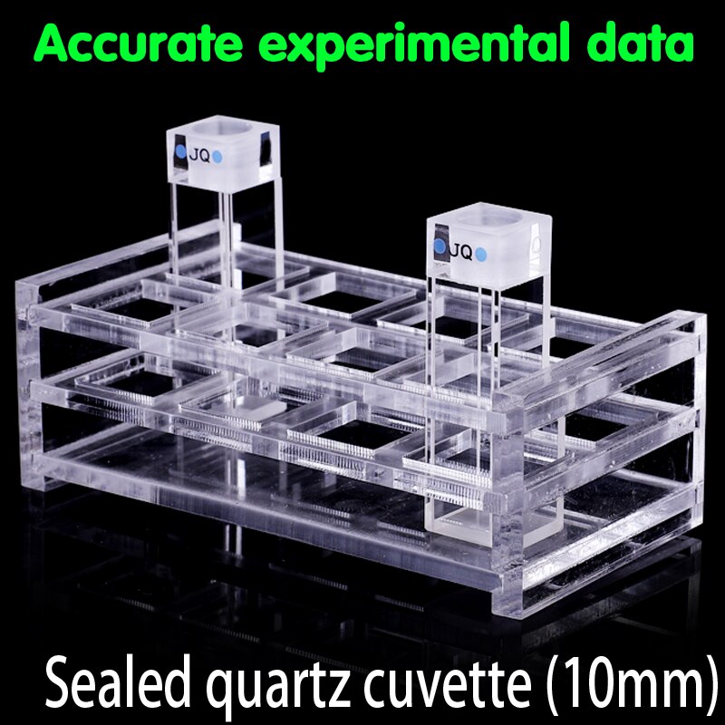 Standardkvartsfluorescenskuvettcell med propp (10mm)