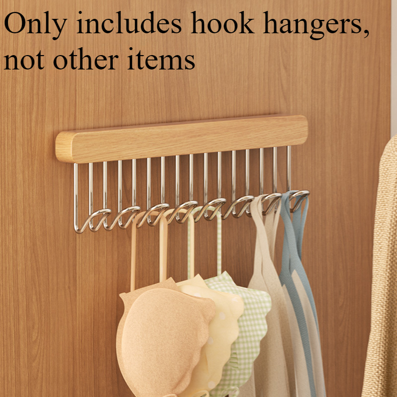 Suspender Hook Hanger Home Pull-out Wardrobe Clothes Drying Storage Rack Underwear Vest Storage Tool Telescopic Hanger: black