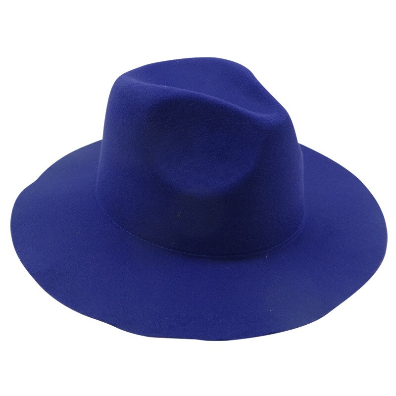USPOP women winter hats wool fedoras adjustable unisex solid color wool hats