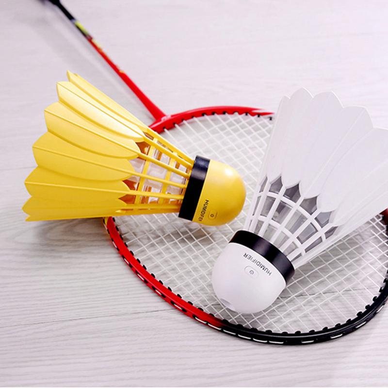 Badminton Vormige Luchtbevochtiger Mini Auto Luchtbevochtiger Draagbare USB Nachtlampje Luchtbevochtiger Thuis Kantoor Gadget Levert Luchtbevochtiger