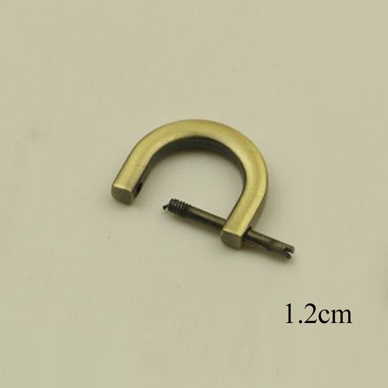 Di modo 1.2/1.5 CENTIMETRI in Metallo Staccabile aprire Vite di Chiusura del Sacchetto Della Cinghia Della Cinghia D Anello Fibbia FAI DA TE Accessori del Sacchetto del Metallo hange Sacchetto Della Borsa Anello: ancient sweep 1.2cm