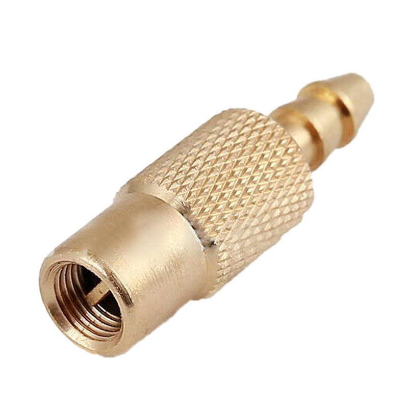 1PC 6mm Tyre Wheel Tire Air Chuck Inflator Pump Valve Car Clip Clamp Connector Adapter Auto Brass