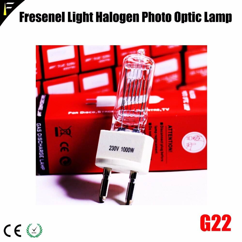 Ftl  cp40 1000 watt  g22/g15 kvartspære halogenlampe varm 3200k til (film/sudio lysarmatur) fresenel lys halogenlampe 1000w