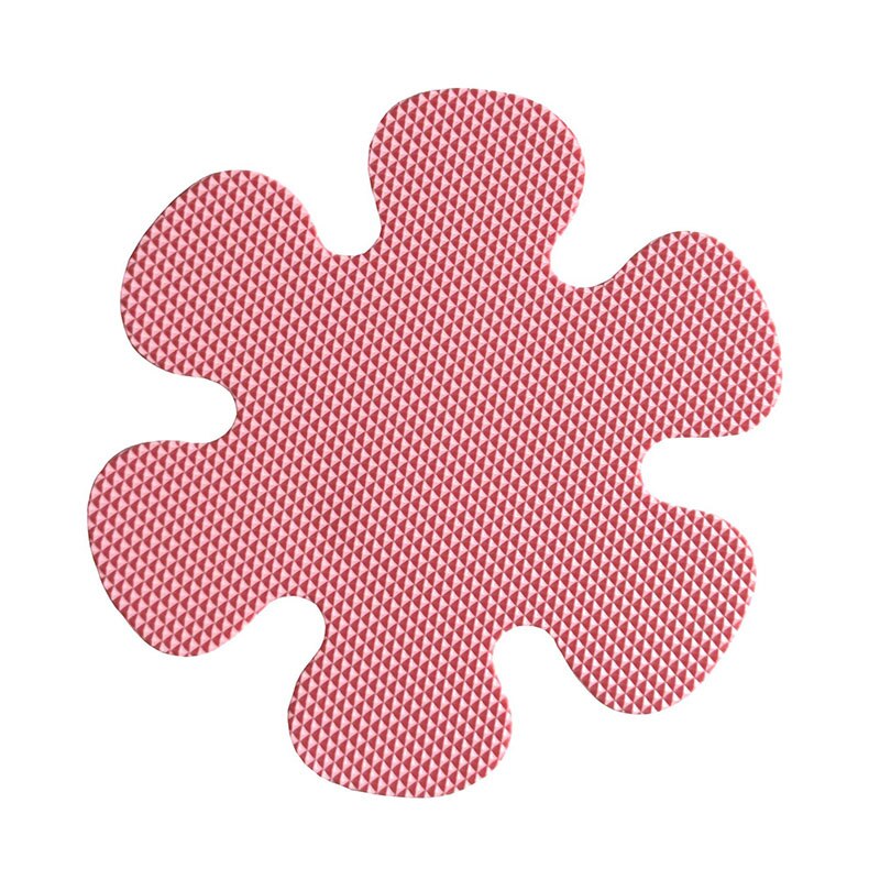 20pcs Anti Slip Bathtub Stickers Bathroom Flower Self-Adhesive Non Slip Bathtub Decals Stickers Bath Shower Anti-Slip Stickers: Pink