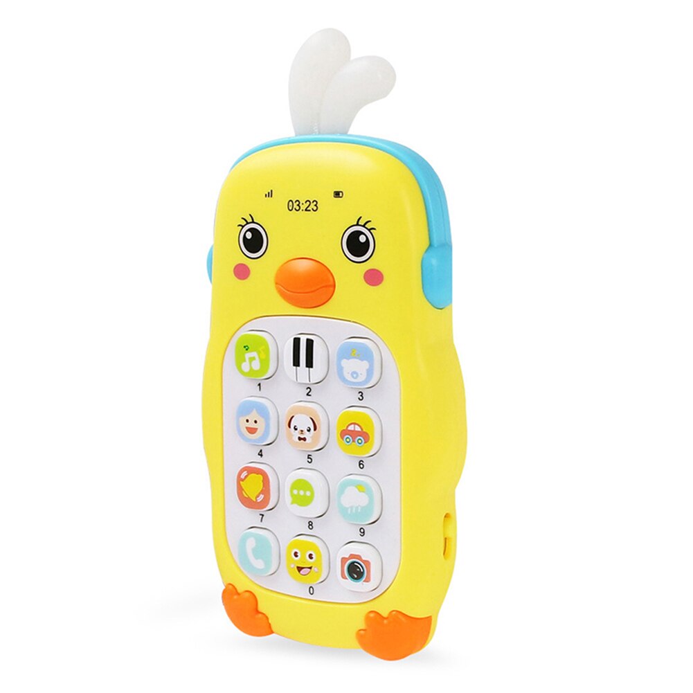 Kinderspeelgoed Mobiele Telefoons Licht Muziek Simulatie Mobiele Telefoons Comfort Muziek Multifunctionele Baby Educatief Lichtgevende Speelgoed: E