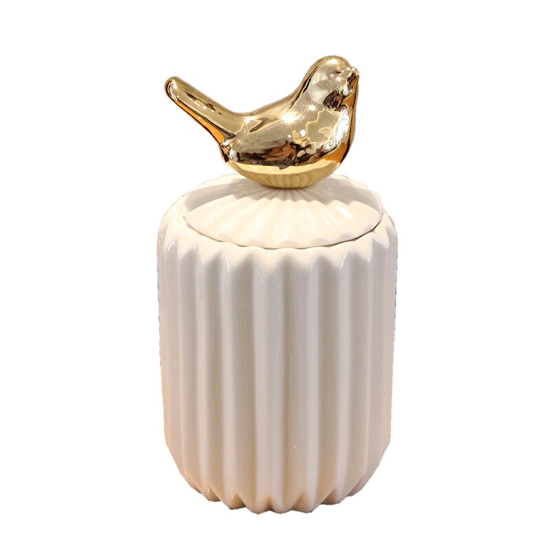 Recipiente de almacenaje de bastoncillos animal PEQUEÑO, recipiente de cerámica con dibujos animados para palillos de dientes, con tapa, caja de acabado de escritorio