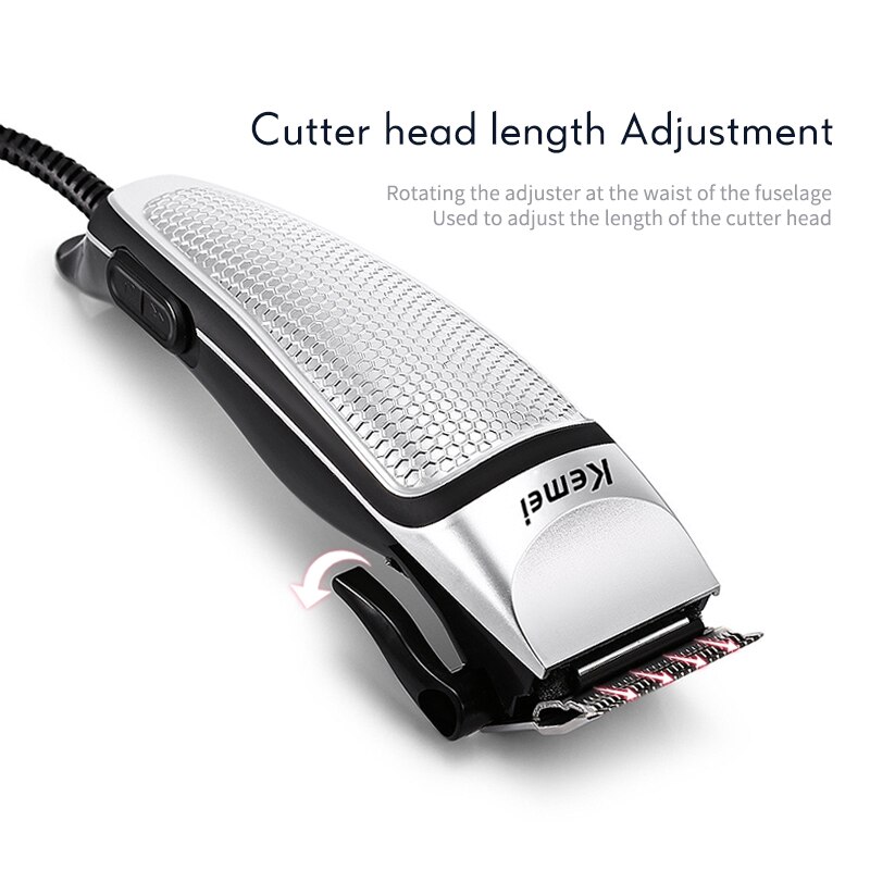 Kemei 4639 Electric Clipper Mens Hair Clippers Trimmer Household Low Noise Beard Machine Personal Care Haircut Tool