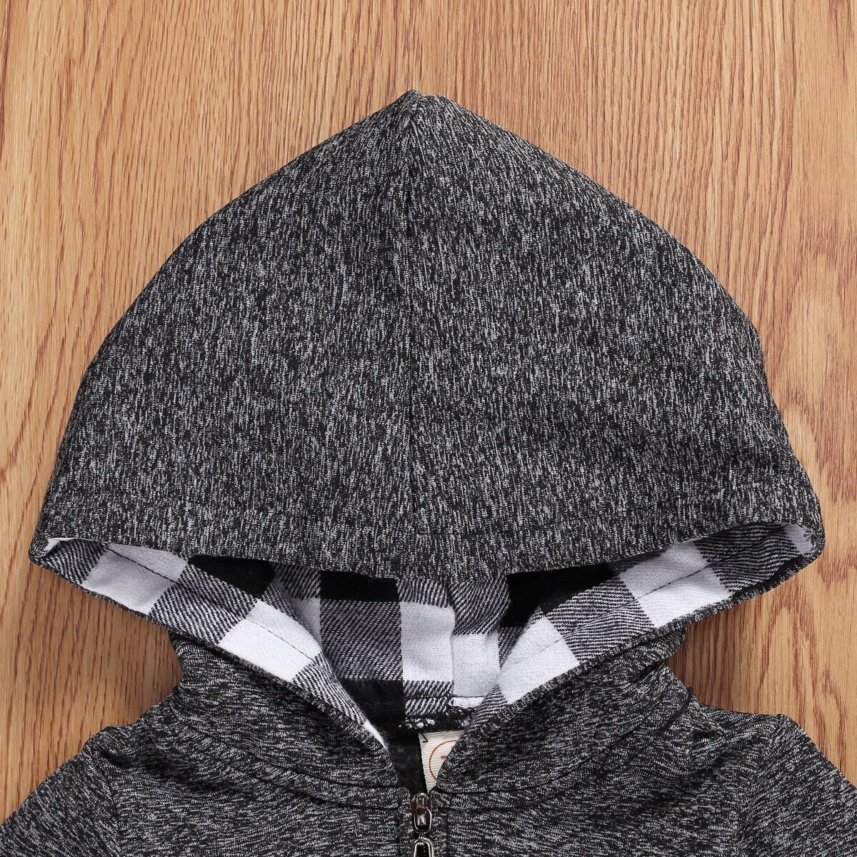 Baby Boys Girls Hoodie Jumpsuit, Zipper Long Sleeve Creepers Bodysuit Romper Outfit with Pocket