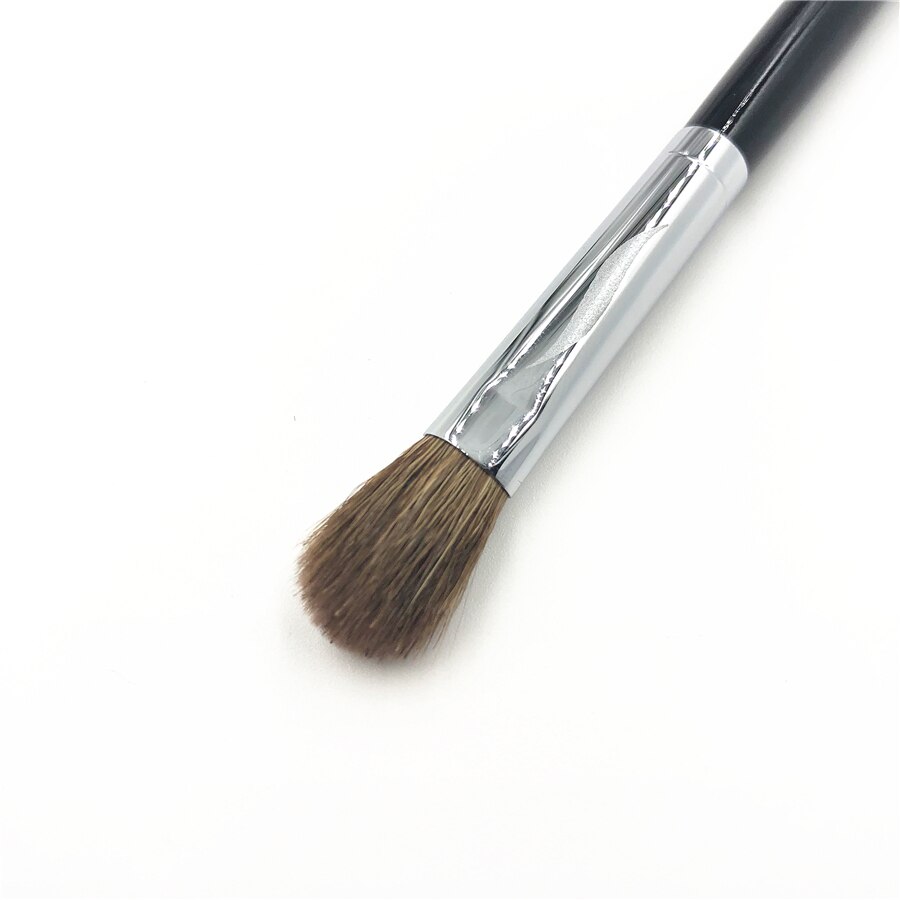 Pincel para difuminar sombras de ojos, brocha pequeña y grande de pelo de cabra, pincel de maquillaje de precisión puntiaguda