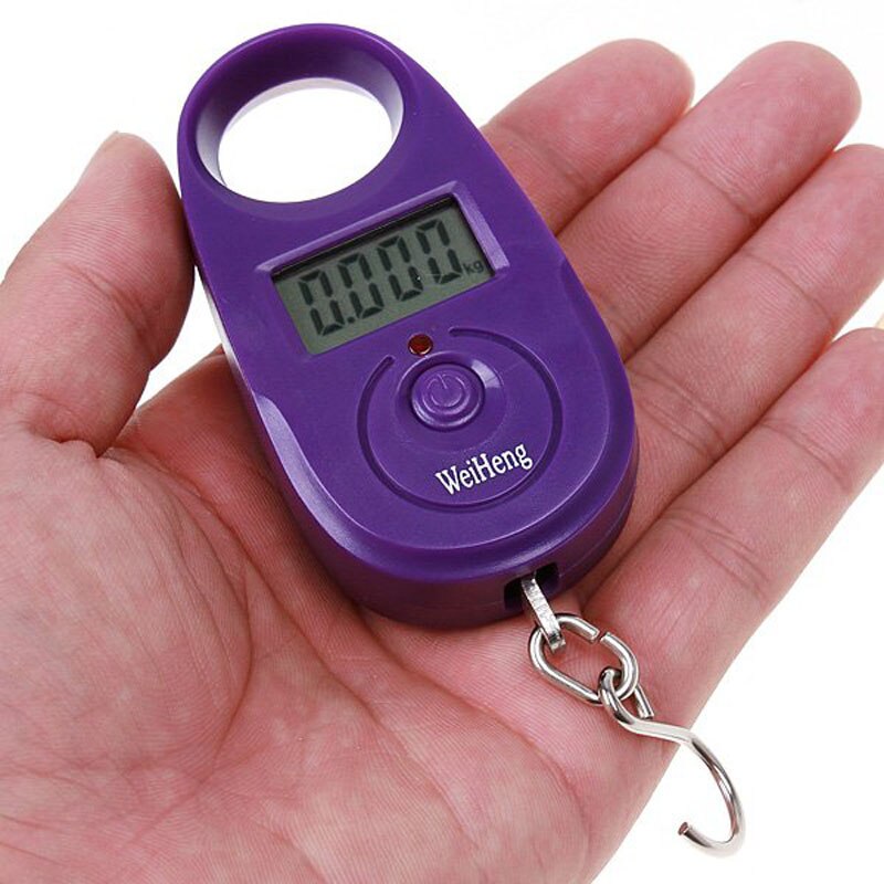 Kitchen Scale 25kg*5g 25kgx5g 25kg-5g Mini Digital Hanging Luggage Fishing Weighing Scale Ultra-compact and light weight