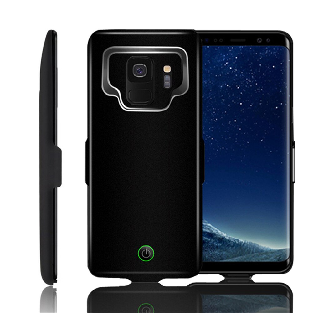 7000 mah til samsung galaxy  s9 s8 a8 batterietuiet powerbank opladningscover til samsung  s9 s8 plus ultra slim batterietuie