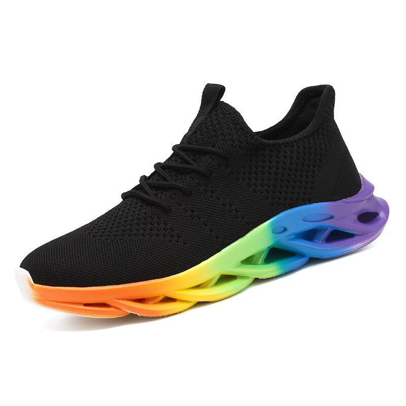 Sneakers heren tennisschoenen sportschoenen fitness ademende sneakers originele goedkope heren outdoor platte schoenen: Multi / 6.5