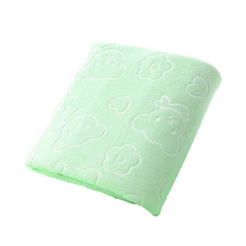 Urijk 1pc Embroidery Lavender Towel High Absorbent Towels Cotton Face Towels Bath Towel For Adults Washcloths: green 70x140cm