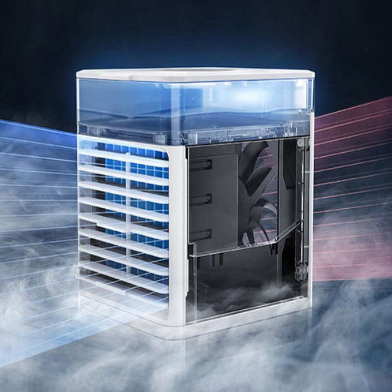 Desktop Desktop Mini Air Cooler Portable Fan USB Car Desktop Air Conditioner Remote Control Function Air Cooler Fan Humidifier