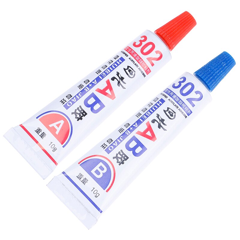 2Pcs super strong epoxy clear glue adhesive resin immediate glue (A+B) craft