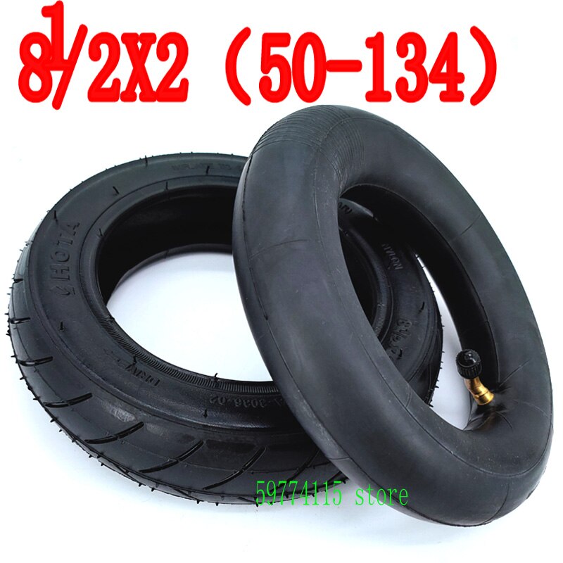 8 1/2 x 2 (50-134)  dekk innerslange passer barnevogn trillebår elektrisk scooter foldesykkel 8.5 tommer 8.5*2 hjul dekk 8.5 x 2