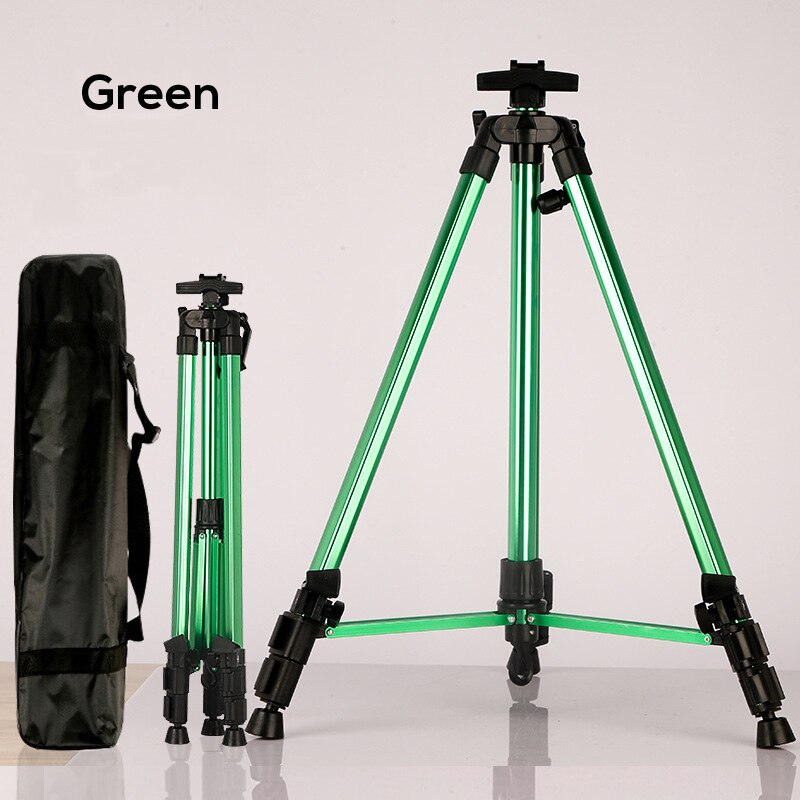 Portable Adjustable Metal Sketch Easel Stand Foldable Travel Easel Aluminum Alloy Easel Sketch Drawing For Artist Art Supplies: Green
