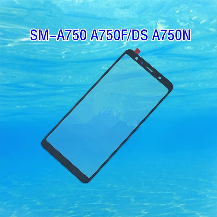 A750 Outer Screen For Samsung Galaxy A7 Front Touch Panel LCD Display Out Glass Cover Lens Phone Repair Replace Parts