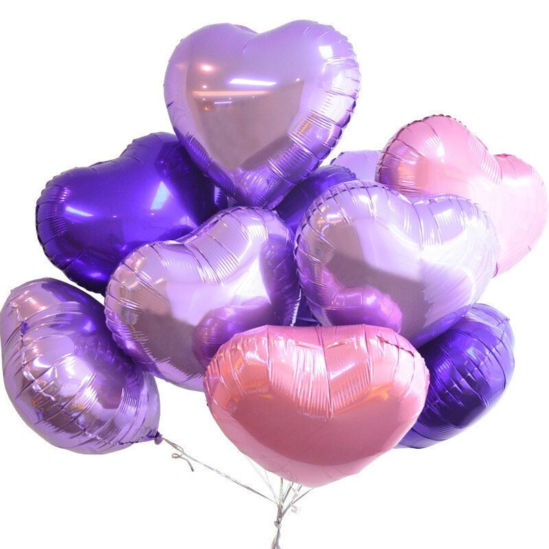 10 Inch Folie Verjaardag Ballonnen Air Helium hart Ballon Happy Birthday Party Decoraties Kid Ballonnen Verjaardag Balon 5pcs 5z