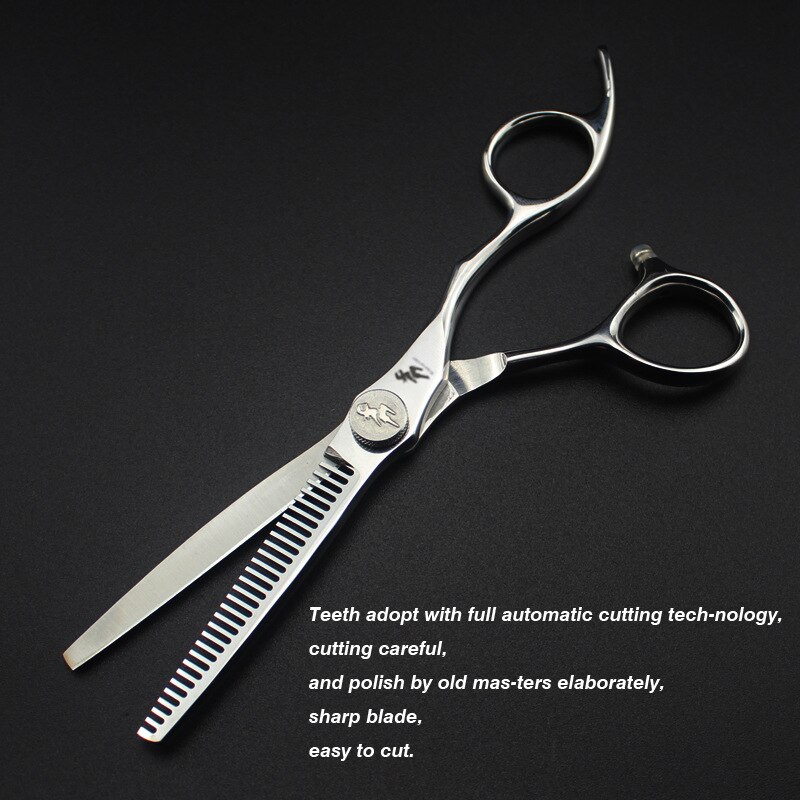 6.0 Inch Hair Scissors Barber Hairdressing Scissors Hair Cutting Shears For Barbershop: SV-6T gift box
