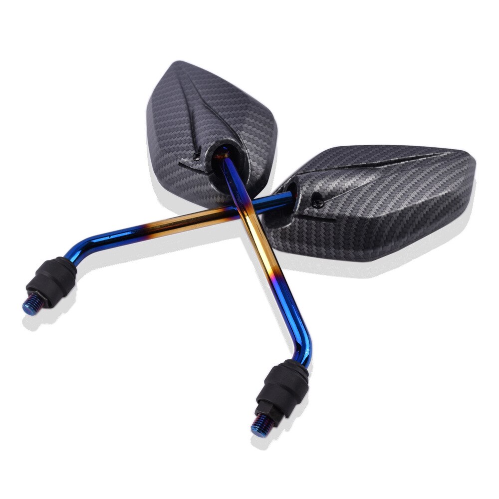 Motorcycle Mirrors for Yamaha YBR125 YBR 125 M10 Screw Thread Left Right Rear Rearview Mirrors