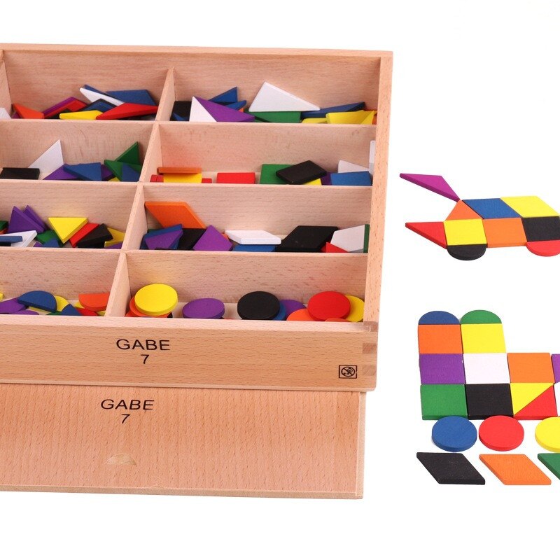 Nuevos juguetes de madera para bebés Froebel Gaby 7-8-9 juguetes educativos para bebés