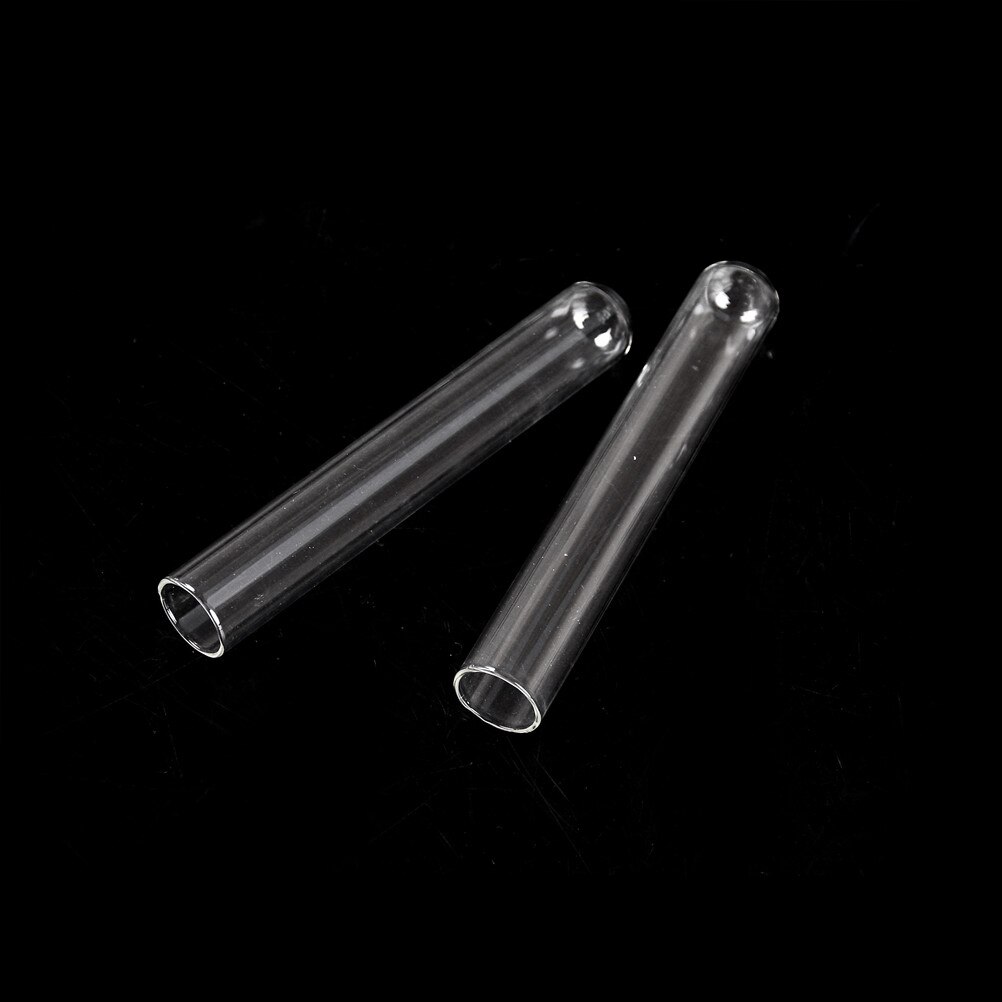 10pcs 100mm Pyrex Glass Blowing Tubes 4 Inch Long Thick Wall Test Tube