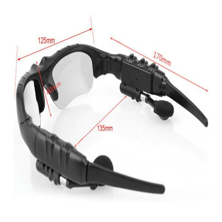 Bluetooth Bril Zonnebril Bluetooth Zonnebril MP3 Bril Bluetooth MP3 Over-The-Ear Stereo Werk