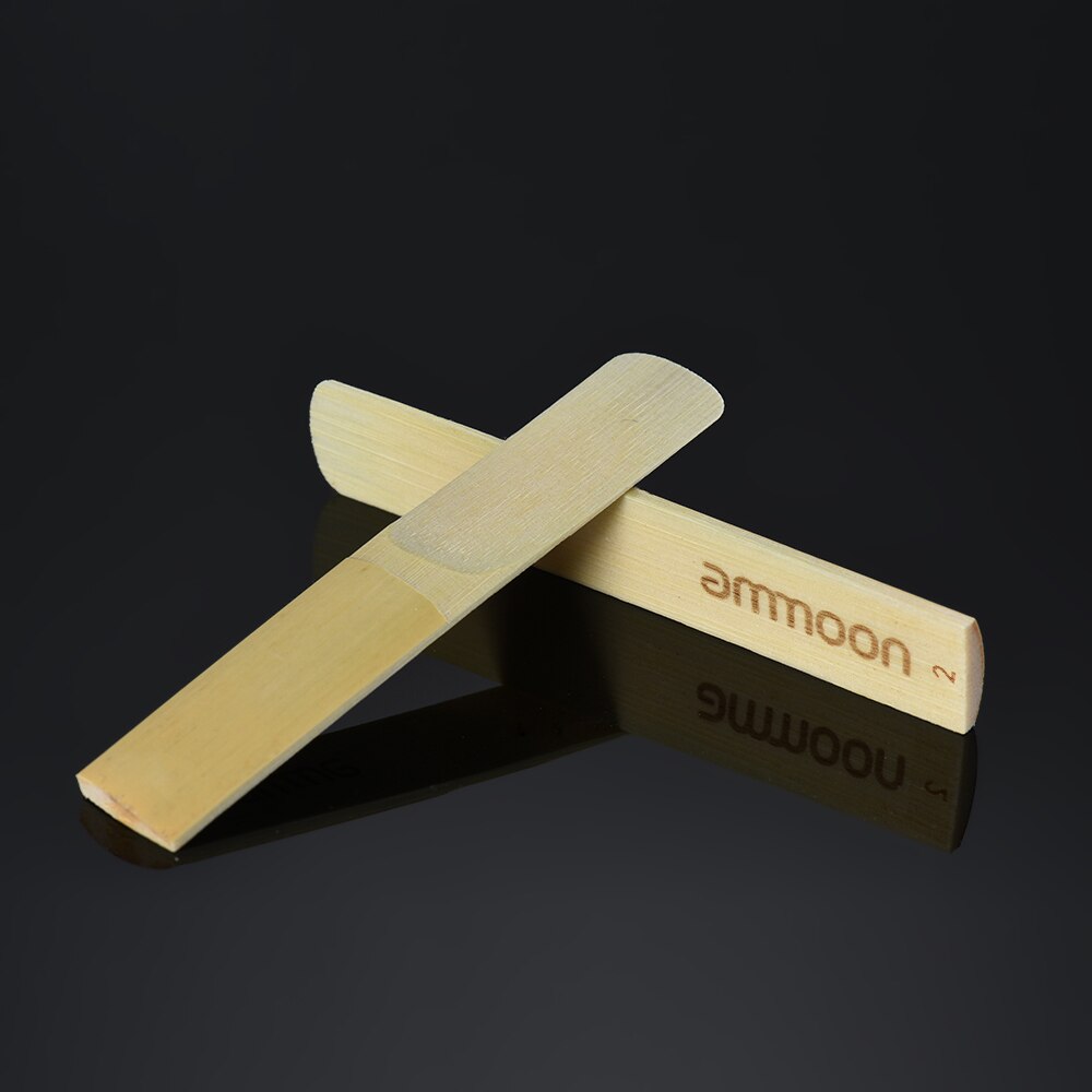 Ammoon Bb Clarinet Reeds - Strength 2.0, 2.5, 3.0 - 10 Pack - Bamboo